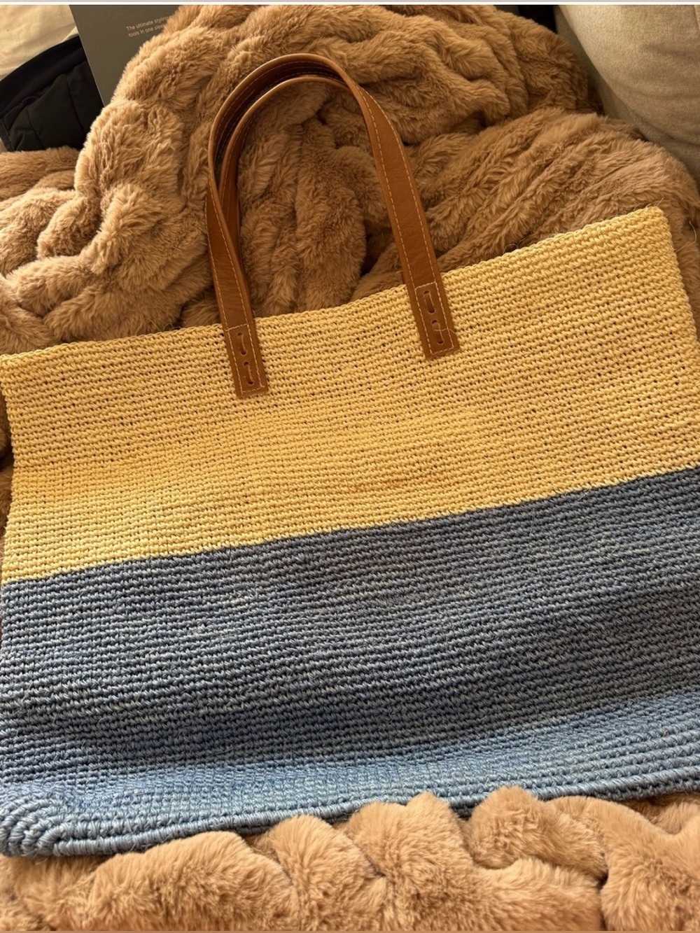 Kassatex Palomino Beach Bag | Blue - Picture 4 of 6